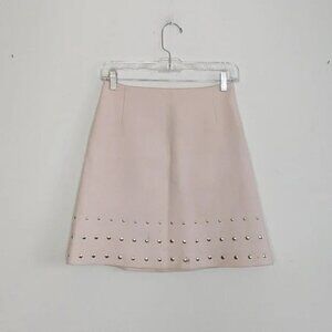 Kate Spade Madison Ave Pink Stud Mini Skirt